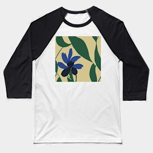 Beautiful Stylized Blue Flowers, for all those who love nature #201 Baseball T-Shirt